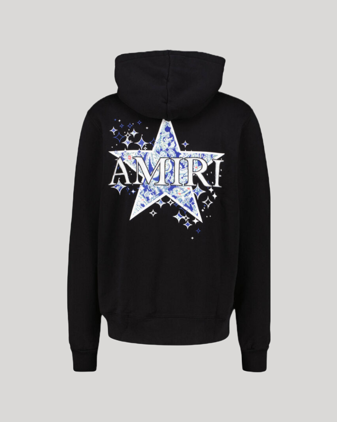 AMIRI PAISLEY STAR HOODIE